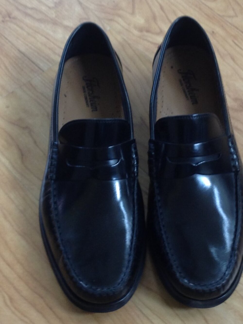 Florsheim Men's 8.5 D Black Berkley Penny Loafers Dress Shoes